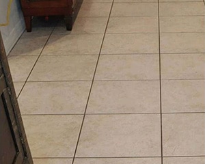 Ceramic Grout Cleaning Before