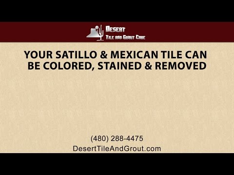Your Saltillo and Mexican Tile Can Be Colored, Stained and Renewed By Desert Tile and Grout!