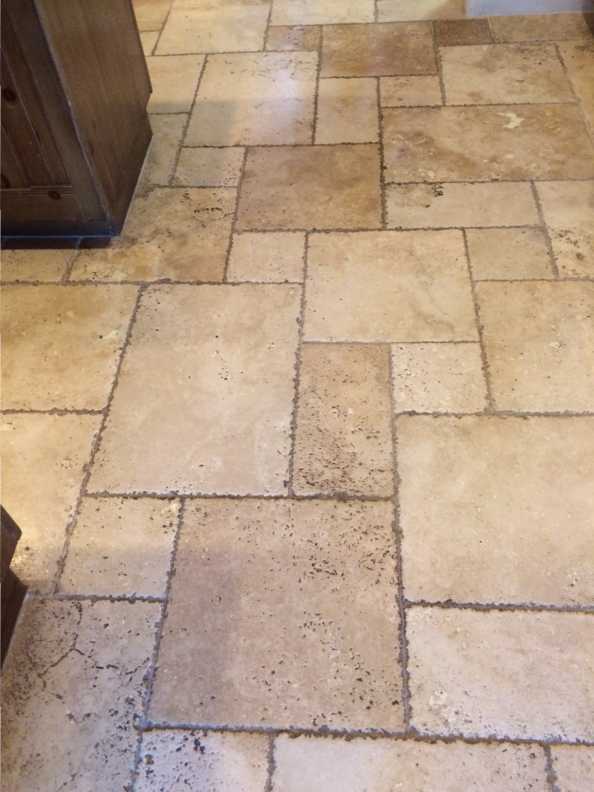 Travertine - Before Floor Cleaning Services By Josh Parkhouse