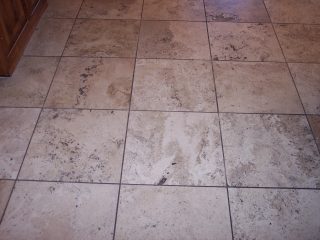 Travertine before