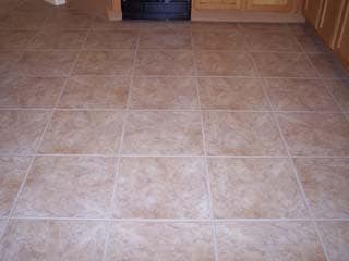 Tiling after being cleaned by Desert Tile and Grout Care in Phoenix Arizona