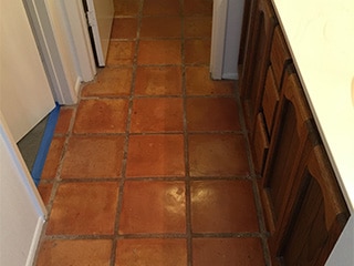 Mexican Tile before stained