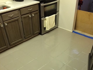 Saltillo Tile after stained by Josh Parkhouse