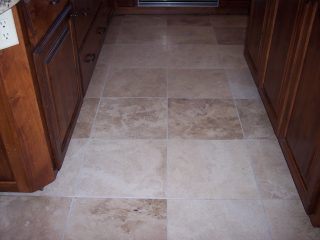 Travertine after