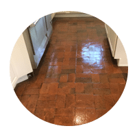 City of Phoenix brick floor cleaning services by the Desert Tile team