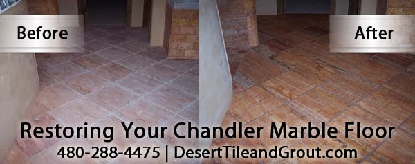 Desert Tile & Grout Care can help restore your Chandler, Arizona home's marble and stone floors!