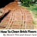 Learn Do It Yourself How To Clean Brick Floors