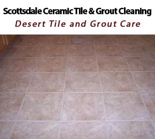 Professional services by Josh Parkhouse for ceramic tile and grout cleaning in Scottsdale, Arizona