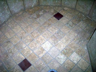 shower tile grout