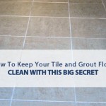 how to keep your tile and grout floor clean with this big secret