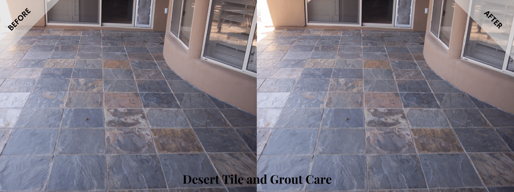 Picture of a recent Chandler AZ outdoor stone restoration project