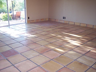 Saltillo Tile Coloring before