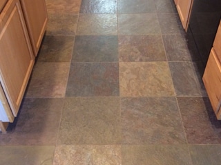 Slate finish - Before