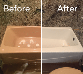 You can often get a whole new look for your bathroom through simple renovations