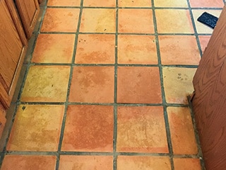 Kitchen Mexican Tile before