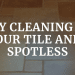 Holiday Cleaning Tile And Grout