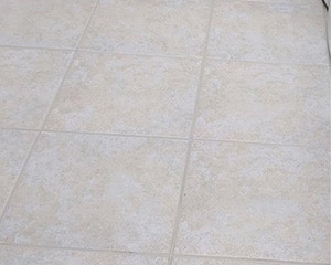 After Cleaning Ceramic Tile in the Workshop