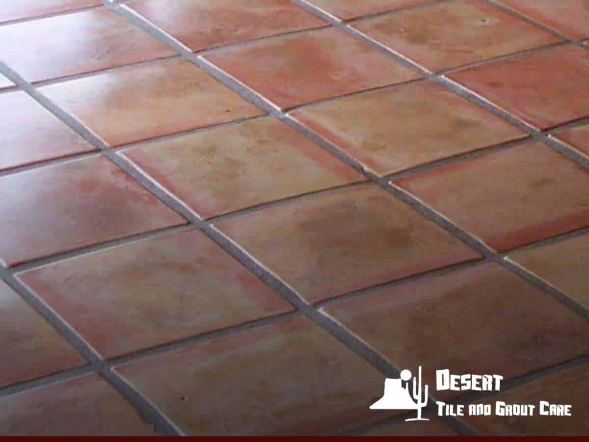 Saltillo tile in a house in Arizona