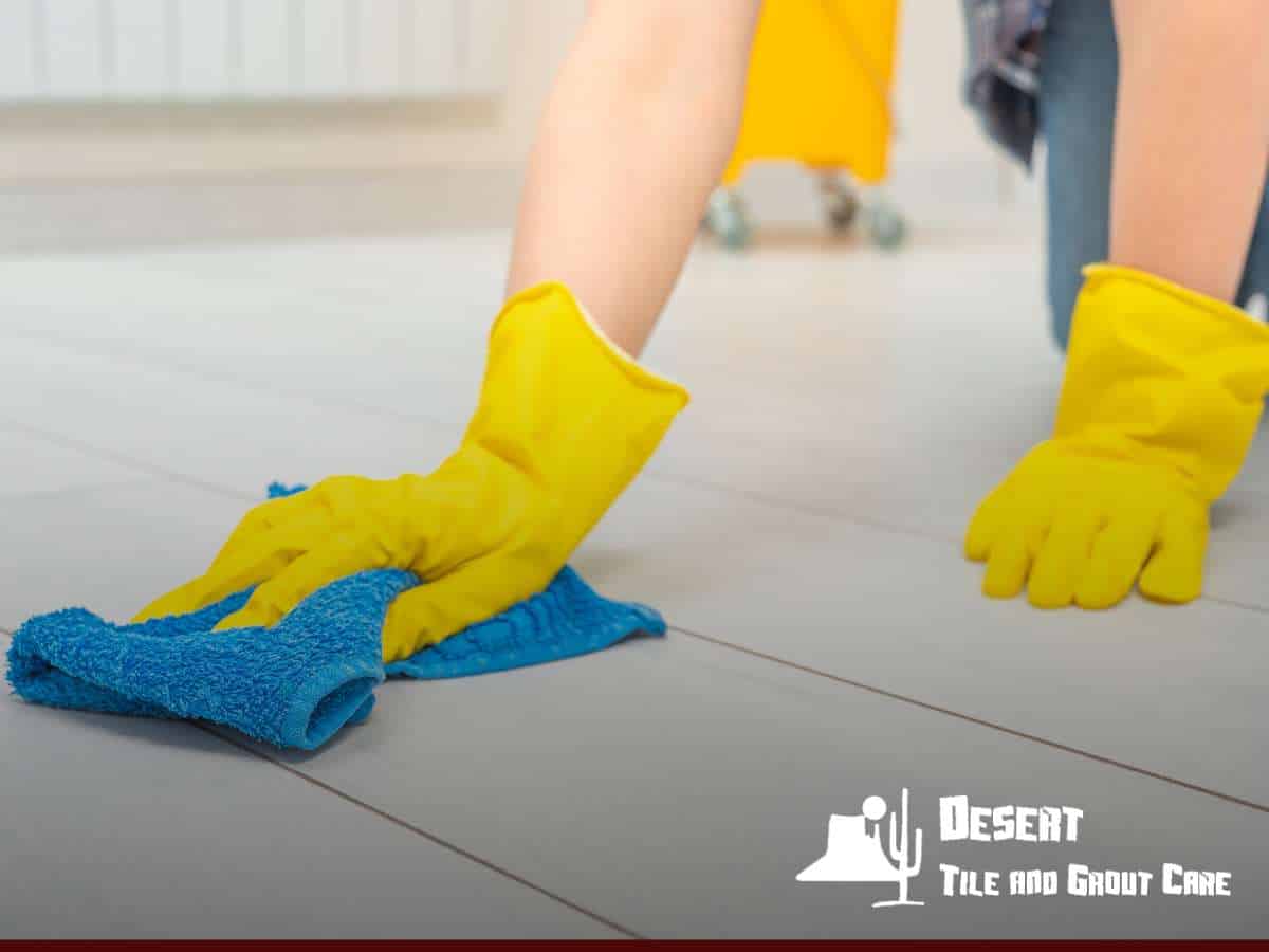 Sealing Tile Floors in a house in Arizona